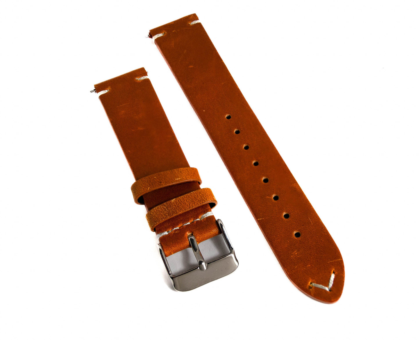Leder Uhrenarmband – Karamellbraun