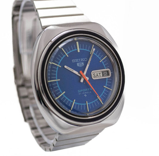 Seiko 5 Sports 6319-8070 Vintage Automatic 21 Jewels Japan Made