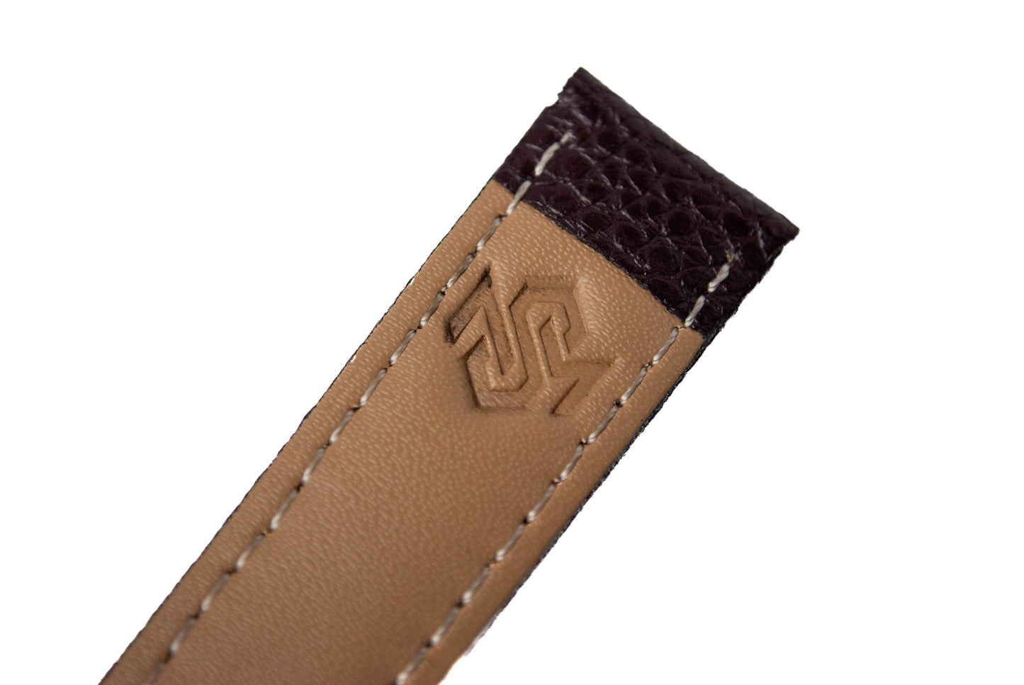 Leder Uhrenarmband – Dunkelbraun Krokodildruck – 18/20/22mm Stegbreite – Herren