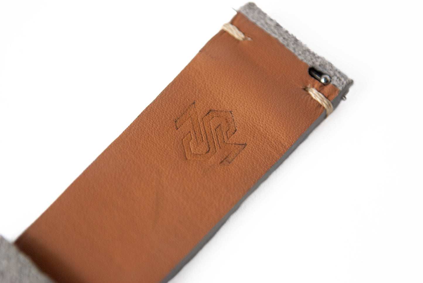 Wildleder Uhrenarmband – Aschgrau – 18/20/22mm Stegbreite – Herren