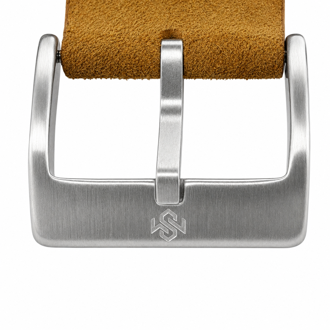 Signature Wildleder Honey - Uhrenarmband Top Grain Wildleder 20/22mm mit Quick Release