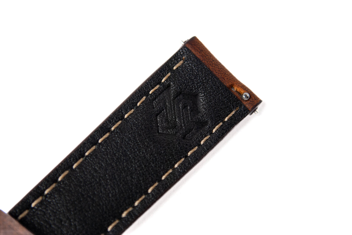 Leder Uhrenarmband – Chicago Braun – 18/20/22mm Stegbreite – Herren