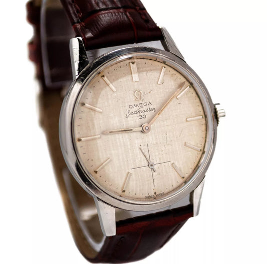 Omega Seamaster 30 Ref. 125.003-62 Stahl Handaufzug 1962 Vintage Uhr 35mm