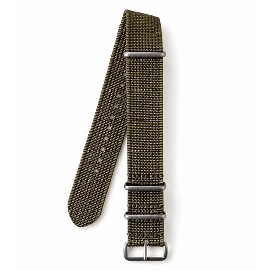 Stahlmann Signature Duo – Sandstorm Beige & Olivegrün | NATO Armband Set 18-22mm