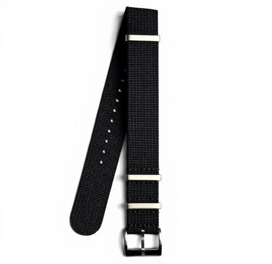 Stahlmann Signature Duo – Shadow Black & Olivegrün | NATO Armband Set 18-22mm