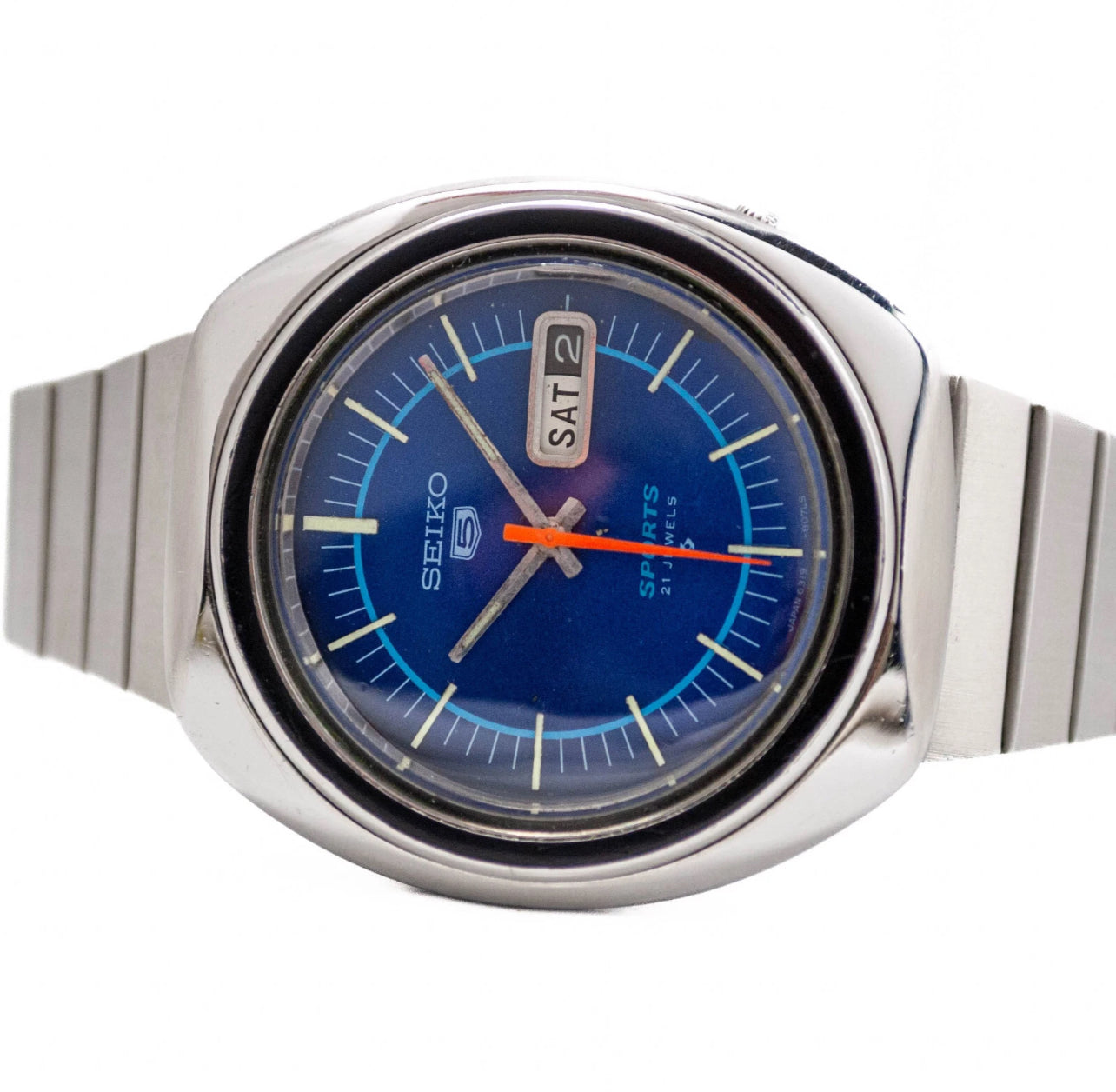 Seiko 5 Sports 6319-8070 Vintage Automatic 21 Jewels Japan Made