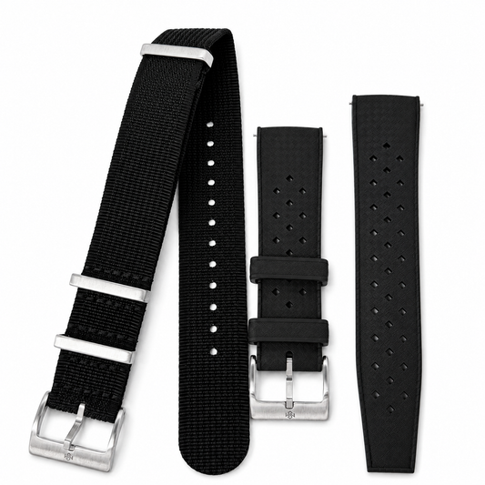 Stahlmann Signature Mix – Shadow Black & Tropic Black | NATO & FKM Set