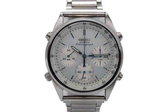 Seiko 7A38-7060 Chronograph Herren Vintage Uhr – Quartz, Tachymeter.