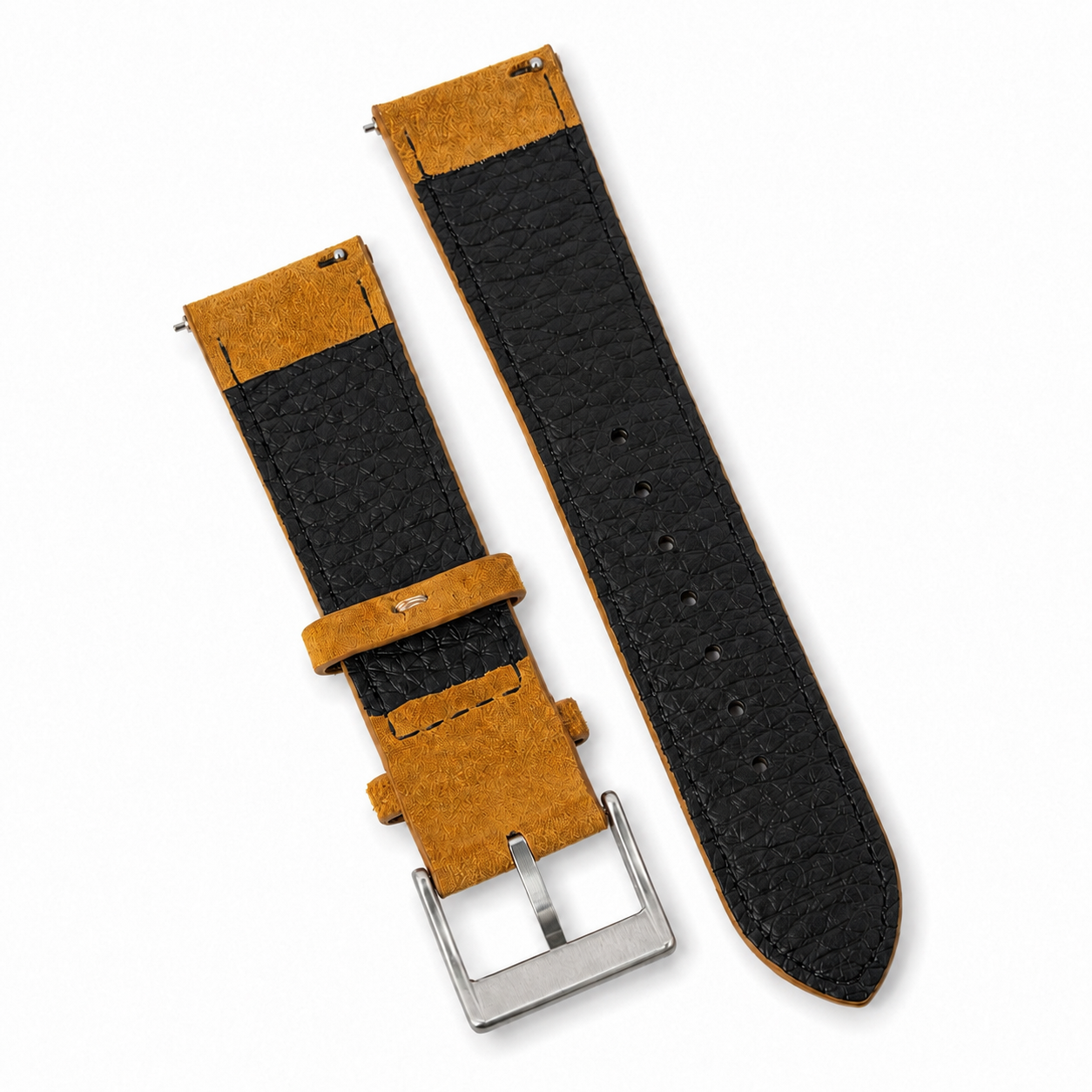 Stahlmann Signature Mix – Shadow Black & Wildleder Honey | NATO & Wildleder Set