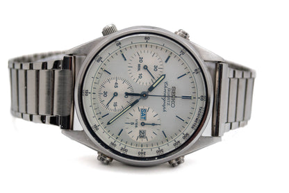 Seiko 7A38-7060 Chronograph Herren Vintage Uhr – Quartz, Tachymeter.