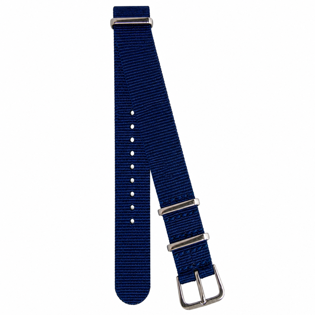 NATO Uhrenarmband aus Nylon – Marineblau | 18–22 mm