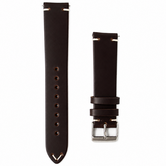 Leder Uhrenarmband – Buffalo Dunkelbraun