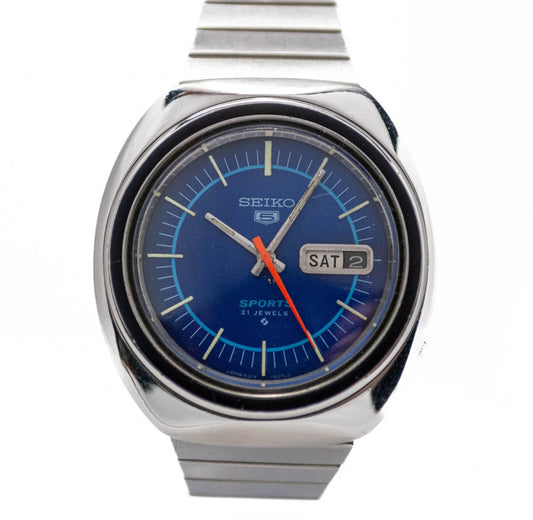 Seiko 5 Sports 6319-8070 Vintage Automatic 21 Jewels Japan Made