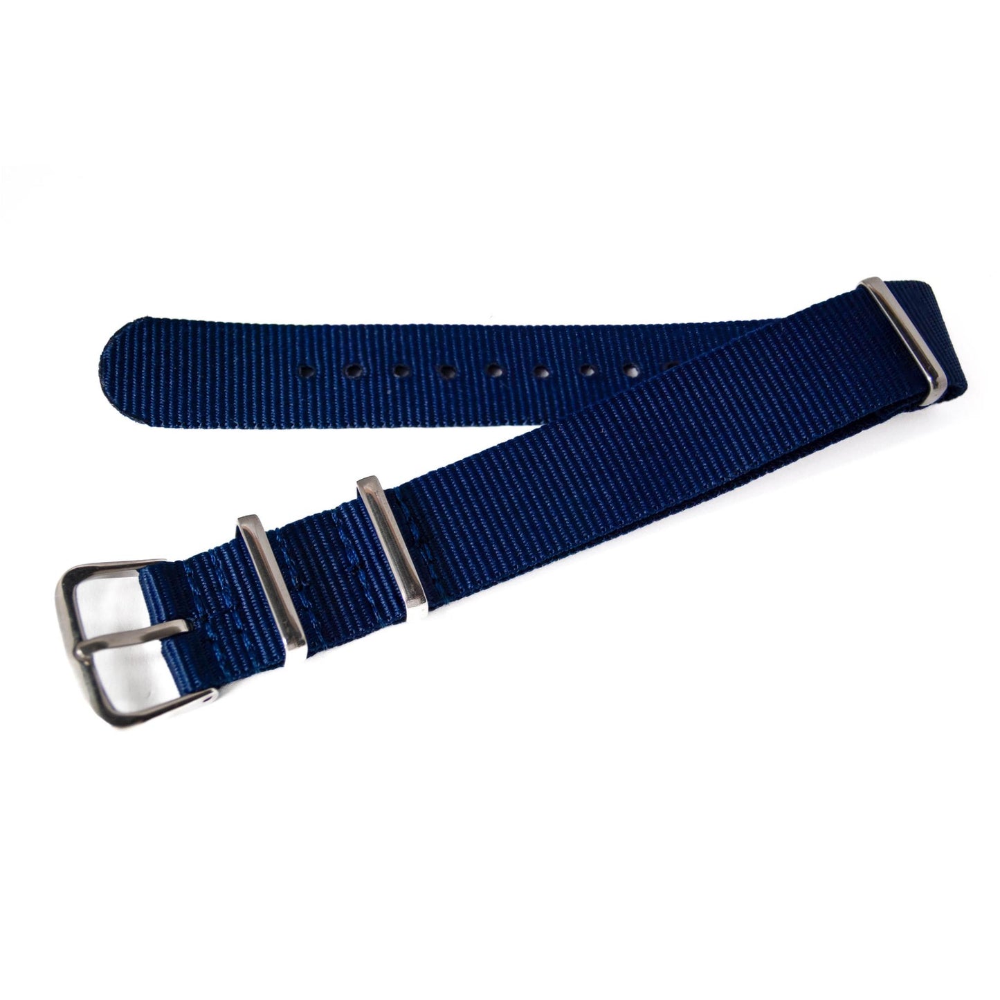 NATO Uhrenarmband aus Nylon – Marineblau | 18–22 mm
