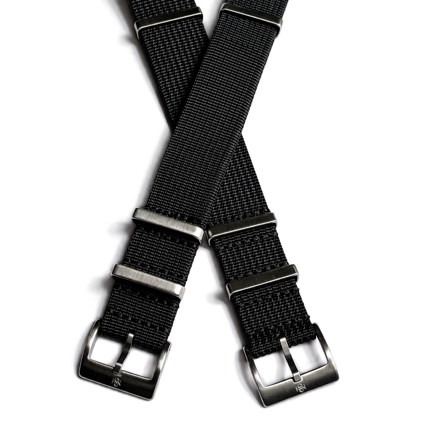 NATO Armband Schwarz – Shadow Black